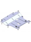 Захист двигуна, КПП  до авто Renault Scenic 2003-2009 V-всі ( TM Kolchuga ) ZiPoFlex