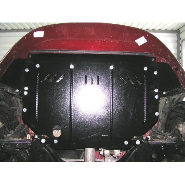 Захист двигуна, КПП, радіатора до авто Fiat Grande Punto 2005-V-1,3D (TM Kolchuga) ZiPoFlex