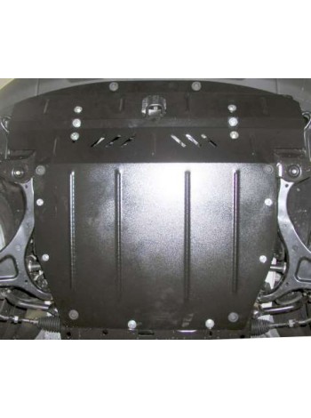 Захист двигуна, КПП, радіатора до авто Kia Sorento II 2009-2012 V-2,4, 2,2D ZiPoFlex® ( TM Kolchuga ) WhiteCover