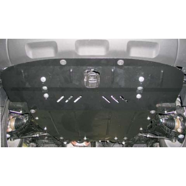 Защита двигателя, КПП, радиатора для авто Kia Sorento II 2009-2012 V-2,4, 2,2D ZiPoFlex® ( TM Kolchuga ) WhiteCover