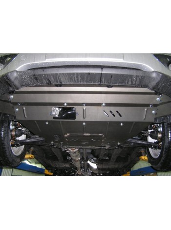 Захист двигуна, КПП, радіатора до авто Hyundai IX35 2010- V-всі Бензин АКПП/МКПП окрім USA ( TM Kolchuga ) WhiteCover