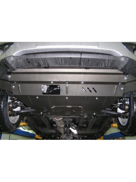 Захист двигуна, КПП, радіатора до авто Hyundai IX35 2010- V-всі Бензин АКПП/МКПП окрім USA ( TM Kolchuga ) WhiteCover