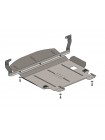 Захист двигуна, КПП, радіатора до авто Ford Fiesta VI 2001-2008 V-1,4 D ( TM Kolchuga ) WhiteCover