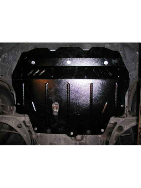 Захист двигуна, КПП, радіатора до авто Volkswagen Passat B7 2010-2015 V-1,4; 2,0i; 1,6D; 2,0 D; 1,4DSG окрім авто з WeBasto ( TM Kolchuga ) WhiteCover