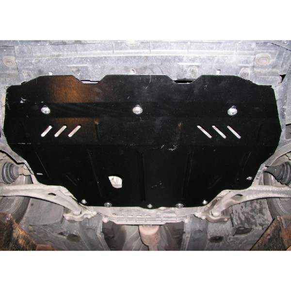 Захист двигуна, КПП, радіатора до авто Volkswagen Passat B7 2010-2015 V-1,4; 2,0i; 1,6D; 2,0 D; 1,4DSG окрім авто з WeBasto ( TM Kolchuga ) WhiteCover