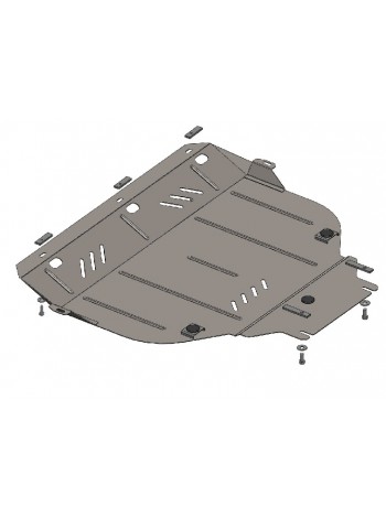 Захист двигуна, КПП, радіатора до авто Volvo S40 2004-2012-1.6; 1.8; 2.0; 2.4; 2.5; 1.6D; 2.0D; 2.4D; (TM Kolchuga) Стандарт