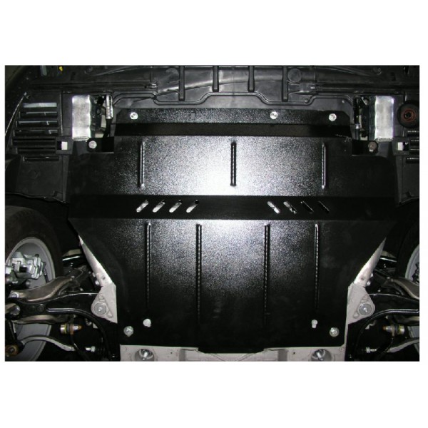Захист двигуна, КПП, радіатора частково до авто Citroen С5 2008-V-1,8; 2.0 HDI; (Балка передньої підвіски алюмінієва) ( TM Kolchuga ) ZiPoFlex