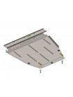 Защита двигателя, КПП, радиатора для авто Ford Connect 2002-2013 V-все ( TM Kolchuga ) Стандарт