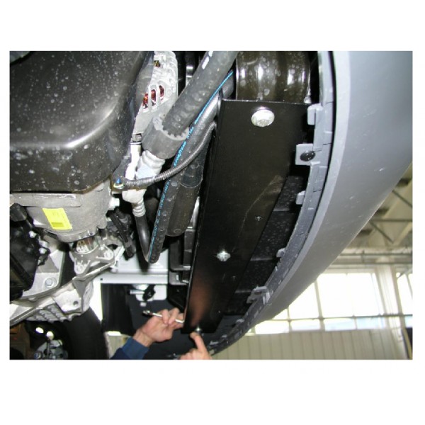 Защита двигателя, КПП, радиатора для авто Ford Connect 2002-2013 V-все ( TM Kolchuga ) WhiteCover