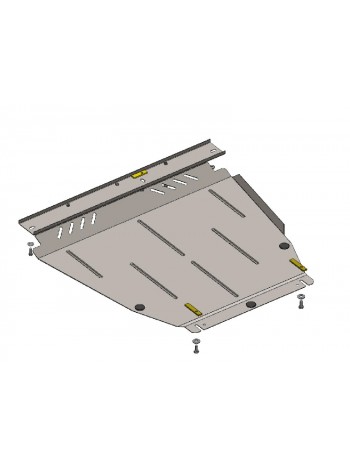 Защита двигателя, КПП, радиатора для авто Ford Connect 2002-2013 V-все ( TM Kolchuga ) Стандарт