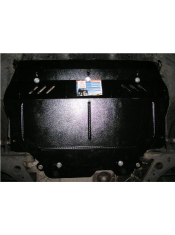 Защита двигателя, КПП, радіатора для авто Volkswagen Caddy WeBasto 2004-2010 V-все D только гидроусилитель ( TM Kolchuga ) WhiteCover