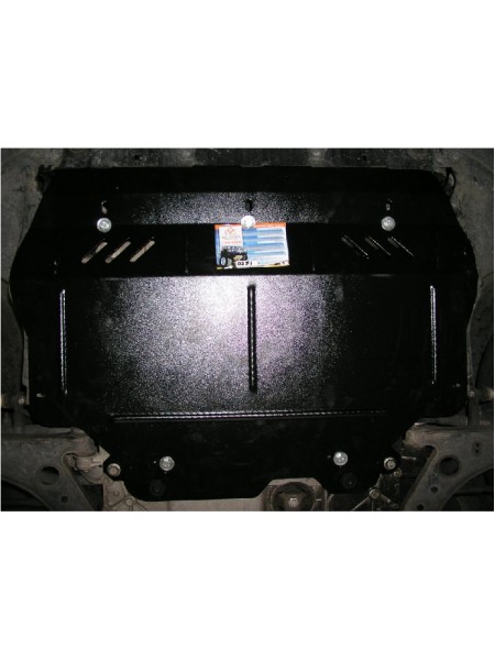 Захист двигуна, КПП, радіатора до авто Volkswagen Caddy WeBasto 2004-2010 V-всі D тільки гідропідсилювач ( TM Kolchuga ) WhiteCover