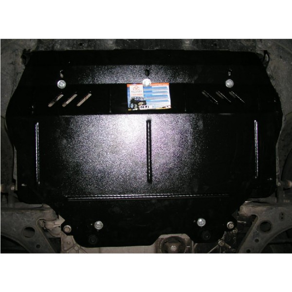 Захист двигуна, КПП, радіатора до авто Volkswagen Caddy WeBasto 2004-2010 V-всі D (тільки гідропідсилювач) ( TM Kolchuga ) ZiPoFlex
