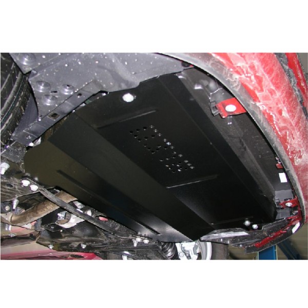 Захист двигуна, КПП, радіатора до авто Peugeot 207 2006-2014 V-всі МКПП/АКПП/бензин/дизель ( TM Kolchuga ) WhiteCover