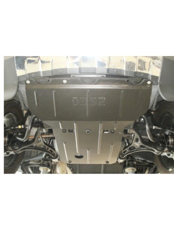 Защита двигателя, КПП, радиатора, редуктора для авто Jeep Grand Cherokee WK2 2010-2021 V-3.0 D; 3,6 ( TM Kolchuga ) WhiteCover