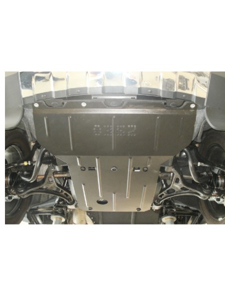 Защита двигателя, КПП, радиатора, редуктора для авто Jeep Grand Cherokee WK2 2010-2021 V-3.0 D; 3,6 ( TM Kolchuga ) WhiteCover