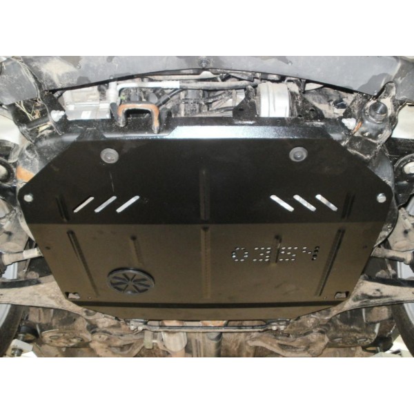 Захист двигуна, КПП, раздатки частково до авто Chevrolet Captiva 2011- V-2,4 ( TM Kolchuga ) WhiteCover