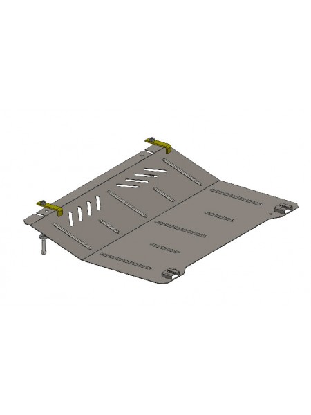 Захист двигуна, КПП, радіатора до авто Opel Corsa D 2006- V-1,0; 1,2; 1,4i ( TM Kolchuga ) WhiteCover