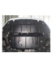 Захист двигуна, КПП, радіатора до авто Ford S-Max 2006-2014 V- все бензин (зі свердлінням) ( TM Kolchuga )