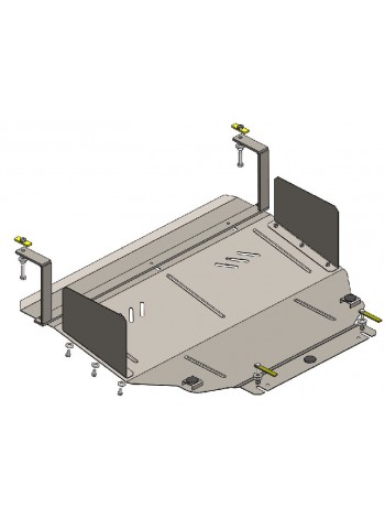 Захист двигуна, КПП для авто Kia K5 2010-2015 V-всі ( TM Kolchuga ) ZiPoFlex