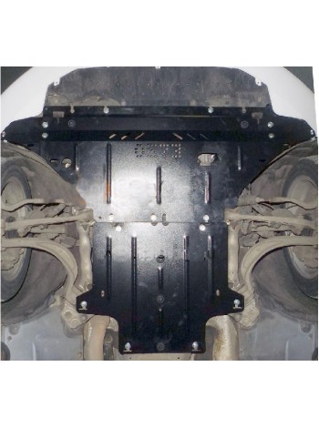 Захист радіатора, двигуна, КПП до авто Audi A5 8T/8F 2007-2011 2.0TDI; 3.0TDI тільки гідропідсилювач керма ( TM Kolchuga ) WhiteCover
