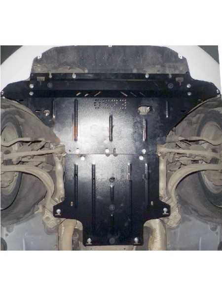 Захист двигуна, КПП, радіатора до авто Audi A4 B8 2007-2011 V-2,0TDI; 3,0TDI; (тільки гідропідсилювач керма) (TM Kolchuga) ZiPoFlex