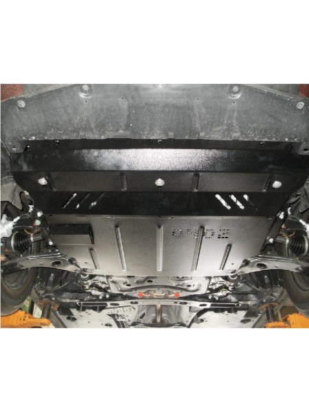 Захист двигуна, КПП, радіатора до авто Mazda 3 2009-2013 V-всі ( TM Kolchuga ) WhiteCover