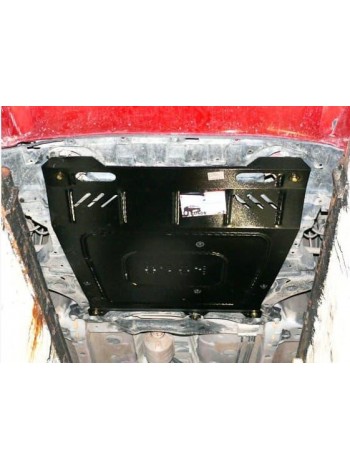 Захист двигуна, КПП, радіатора до авто Mitsubishi Lancer Х 2007-2015 V-всі ( TM Kolchuga ) WhiteCover