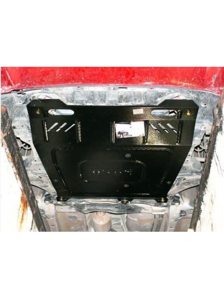 Захист двигуна, КПП, радіатора до авто Mitsubishi Lancer Х 2007-2015 V-всі ( TM Kolchuga ) WhiteCover