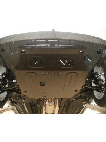 Захист двигуна, КПП, радіатора до авто Chevrolet Aveo 2012- V-всі ( TM Kolchuga ) WhiteCover