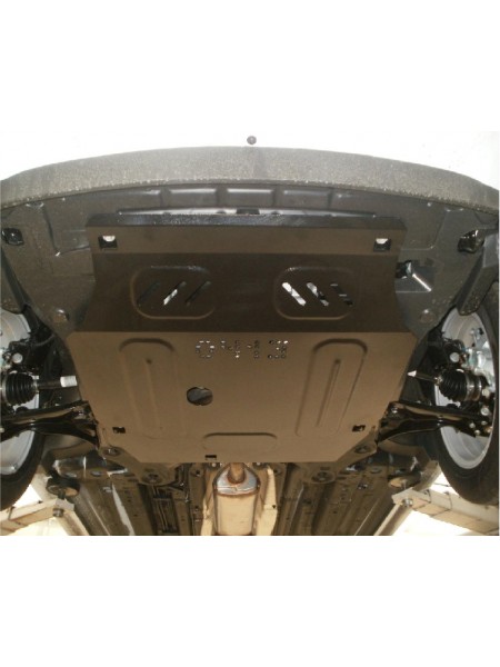 Захист двигуна, КПП, радіатора до авто Chevrolet Aveo 2012- V-всі ( TM Kolchuga ) WhiteCover
