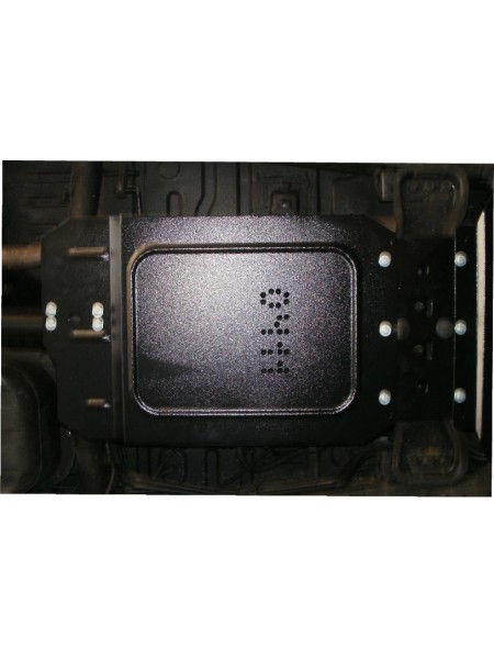 Захист раздатки до авто Mitsubishi Pajero Sport 2008-2016 V-всі МКПП ( TM Kolchuga ) WhiteCover