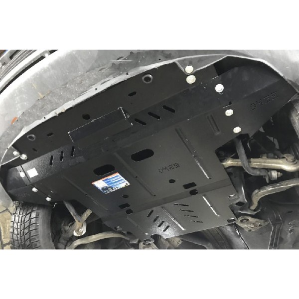 Захист радіатора, двигуна, КПП до авто Audi A4 B5 1994-2001 1.8I; 1.9TDI ( TM Kolchuga ) WhiteCover