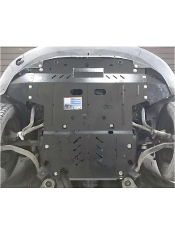 Захист радіатора, двигуна, КПП до авто Audi A4 B5 1994-2001 1.8I; 1.9TDI ( TM Kolchuga ) WhiteCover