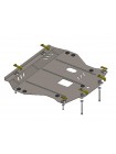 Захист двигуна, КПП, радіатора до авто Nissan Juke І 2011-2020 V-всі ( TM Kolchuga ) ZiPoFlex