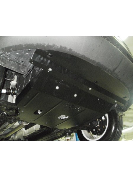 Защита двигателя, КПП, радиатора для авто Kia Sorento II 2012-2015 V-2,2D; 2,4 ZiPoFlex®/кроме авто Корейської збірки ( TM Kolchuga ) WhiteCover