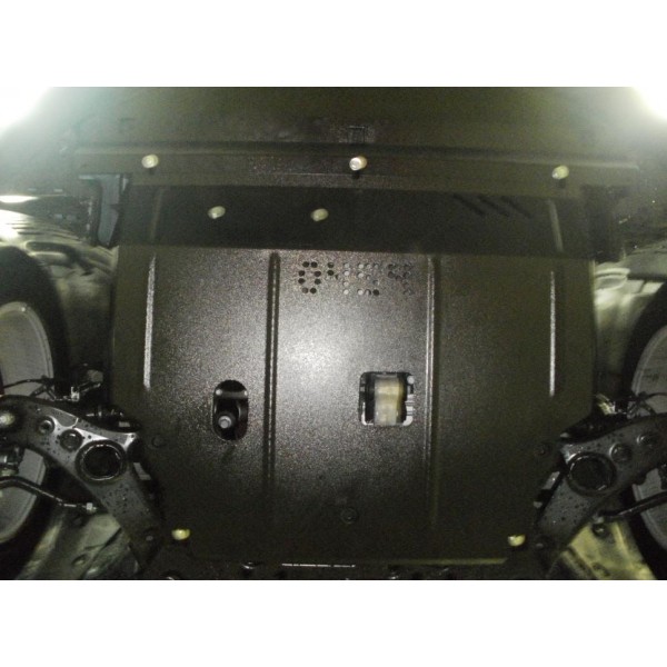 Защита двигателя, КПП, радиатора для авто Kia Sorento II 2012-2015 V-2,2D; 2,4 ZiPoFlex®/кроме авто Корейської збірки ( TM Kolchuga ) WhiteCover