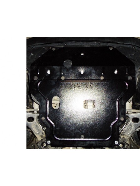 Захист двигуна, КПП, радіатора до авто Hyundai Tucson/IX35 2011-2021 V-2,4 Арабський і Корейський ринок ( TM Kolchuga ) WhiteCover