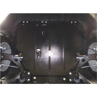 Захист двигуна, КПП до авто Ford Focus III/EcoBoost/C-Max/Electric 2011-2019 V-всі (всі збірки/встановлюється також на Hybrid) ( TM Kolchuga ) Стандарт