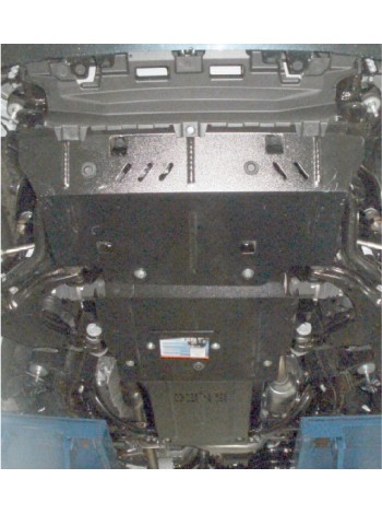 Захист двигуна, КПП, радіатора до авто Toyota Land Cruiser Prado J150 2009-2020 V-2,7 АКПП; 2,8D; 3.0D тільки АКПП ( TM Kolchuga ) WhiteCover