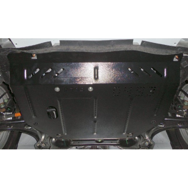 Захист двигуна, КПП, радіатора до авто Nissan Note 2012- V-1,2; 1,5DCI; ( TM Kolchuga ) WhiteCover