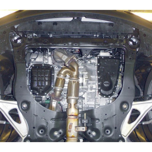 Захист двигуна, КПП, радіатора до авто Infiniti QX 60 2012- V-3,5 АКПП ( TM Kolchuga ) ALuOX