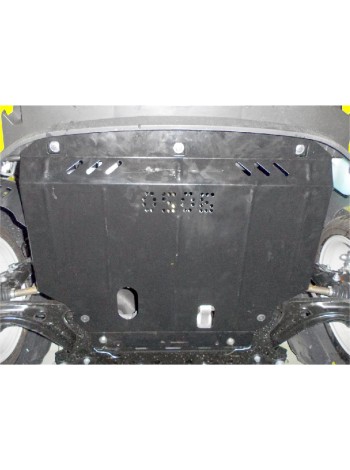 Захист двигуна, КПП, радіатора до авто Ford Fiesta VII EcoBoost 2012-2017 V-1,0 тільки 3 дв. ( TM Kolchuga ) WhiteCover