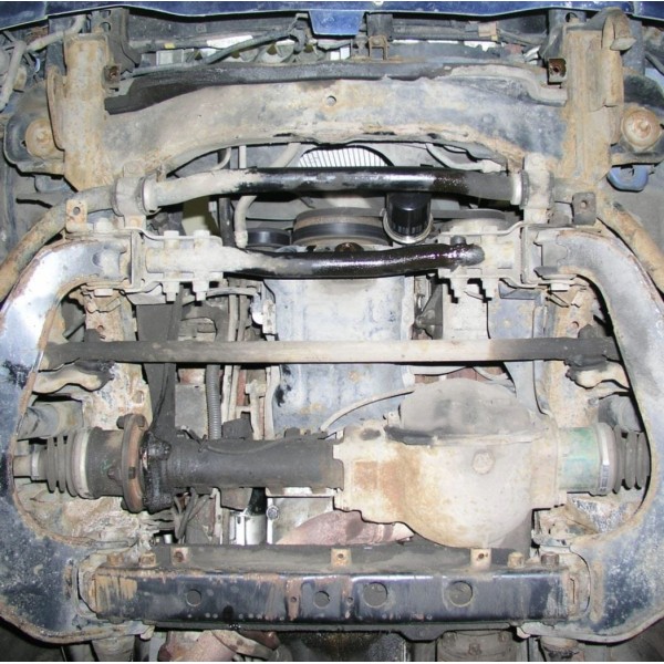 Захист двигуна, КПП, радіатора для авто Mitsubishi Pajero Sport 2000-2008 V-всі МКПП Standart ( TM Kolchuga )