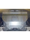 Захист двигуна, КПП, радіатора до авто Infiniti QX 70 2013- V-3,7; 3,0D АКПП ( TM Kolchuga ) WhiteCover