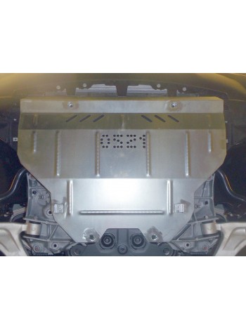 Захист двигуна, КПП, радіатора до авто Infiniti QX 70 2013- V-3,7; 3,0D АКПП ( TM Kolchuga ) WhiteCover