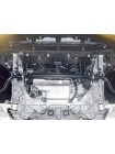 Захист двигуна, КПП, радіатора до авто Infiniti QX 70 2013- V-3,7; 3,0D АКПП ( TM Kolchuga ) WhiteCover