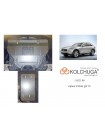 Захист двигуна, КПП, радіатора до авто Infiniti QX 70 2013- V-3,7; 3,0D АКПП ( TM Kolchuga ) WhiteCover