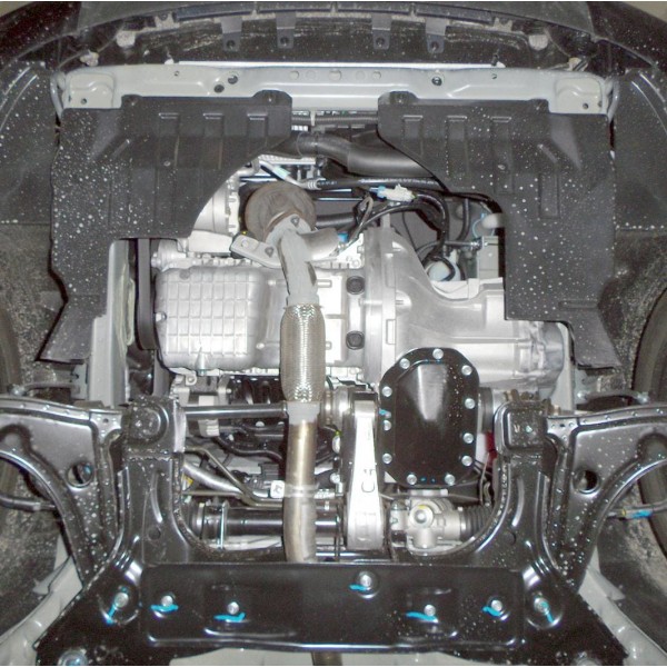Захист двигуна, КПП, радіатора для авто Daewoo Gentra 2013 - V-1.5 ( TM Kolchuga ) ZiPoFlex