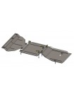 Захист двигуна, КПП, раздатки до авто Dodge Durango 2010-2020 V-3,6 АКПП ( TM Kolchuga ) WhiteCover